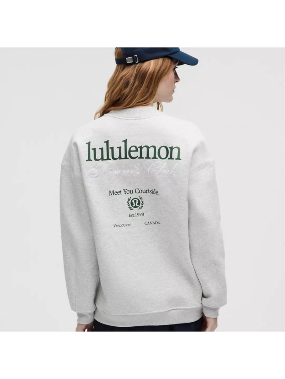 Lululemon Heavyweight Fleece Pullover Tennis Club Heathered Core Ultra Ligh